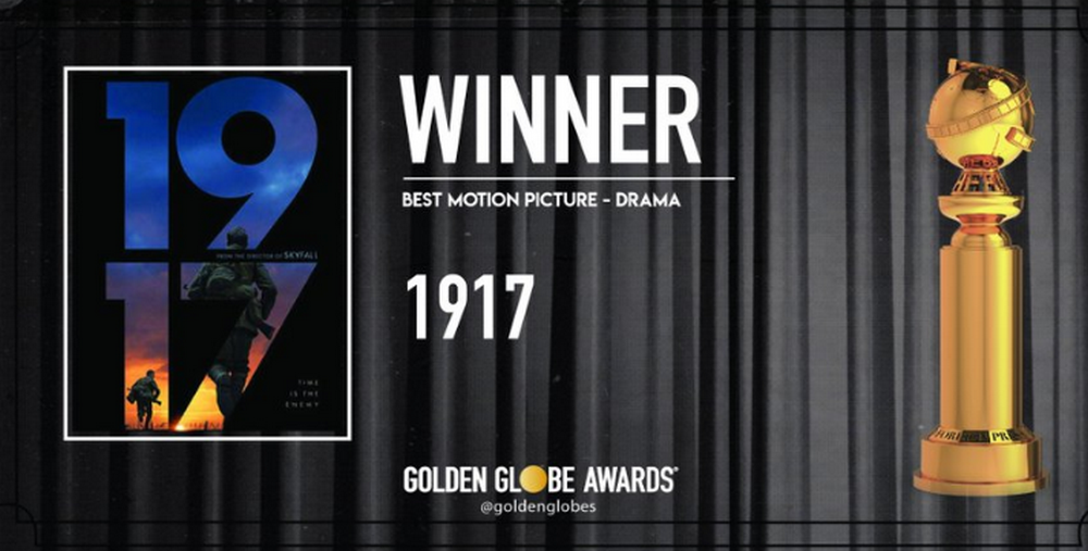 Sam Mendes est le réalisateur de "1917". Il a aussi reçu le prix de meilleur réalisteur.