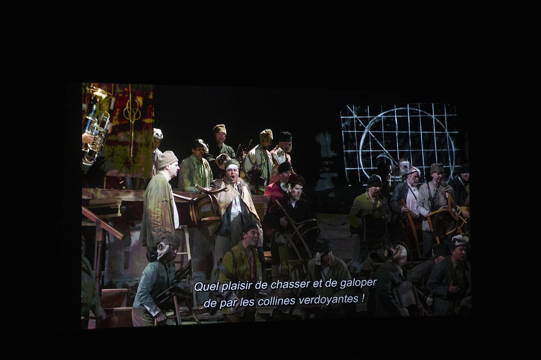 L'opéra "Wozzeck" a été projeté samedi soir en direct à l'Apollo 1 à Neuchâtel.