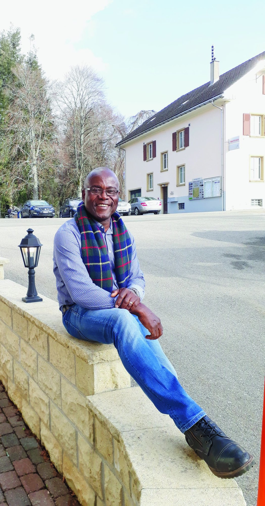 Edmond Akakpo-Manzoni vit à La Ferrière depuis un an et demi.