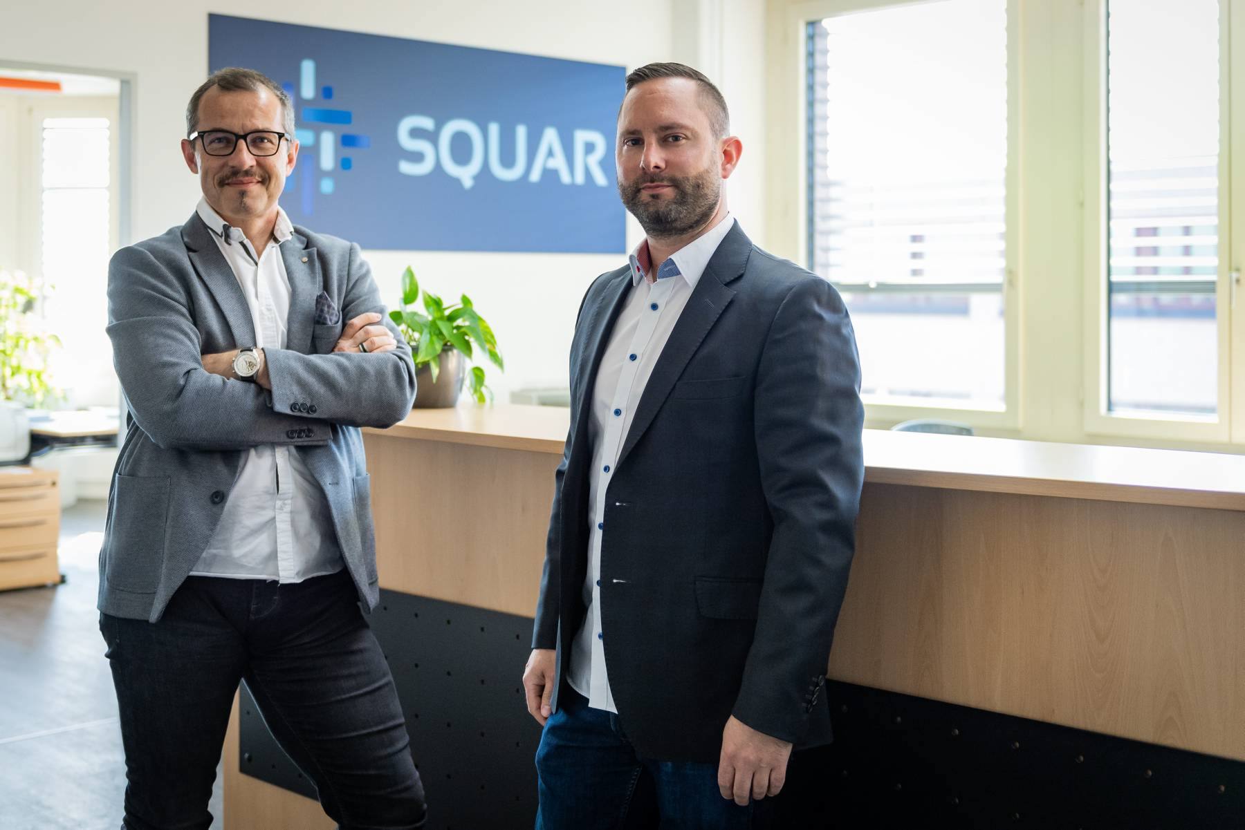 Laurent Girardin (g.) et Benjamin Waefler (d.), directeurs associes chez Squar, estiment que les compagnies d'assurance pourraient en faire plus contre les effets économiques du covid-19.