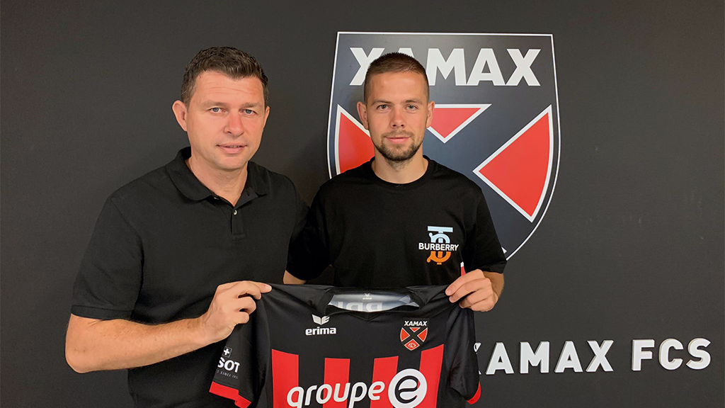 Yves Kaiser (à droite), ici avec Sébastien Fontbonne, a rejoint Xamax.